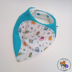 Babero bandana monstruos