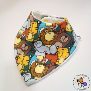 Babero bandana animales