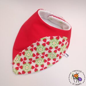 Babero bandana fresas