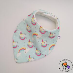 Babero bandana unicornios