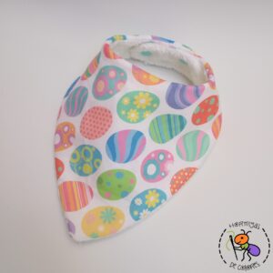 Babero bandana huevos de pascua