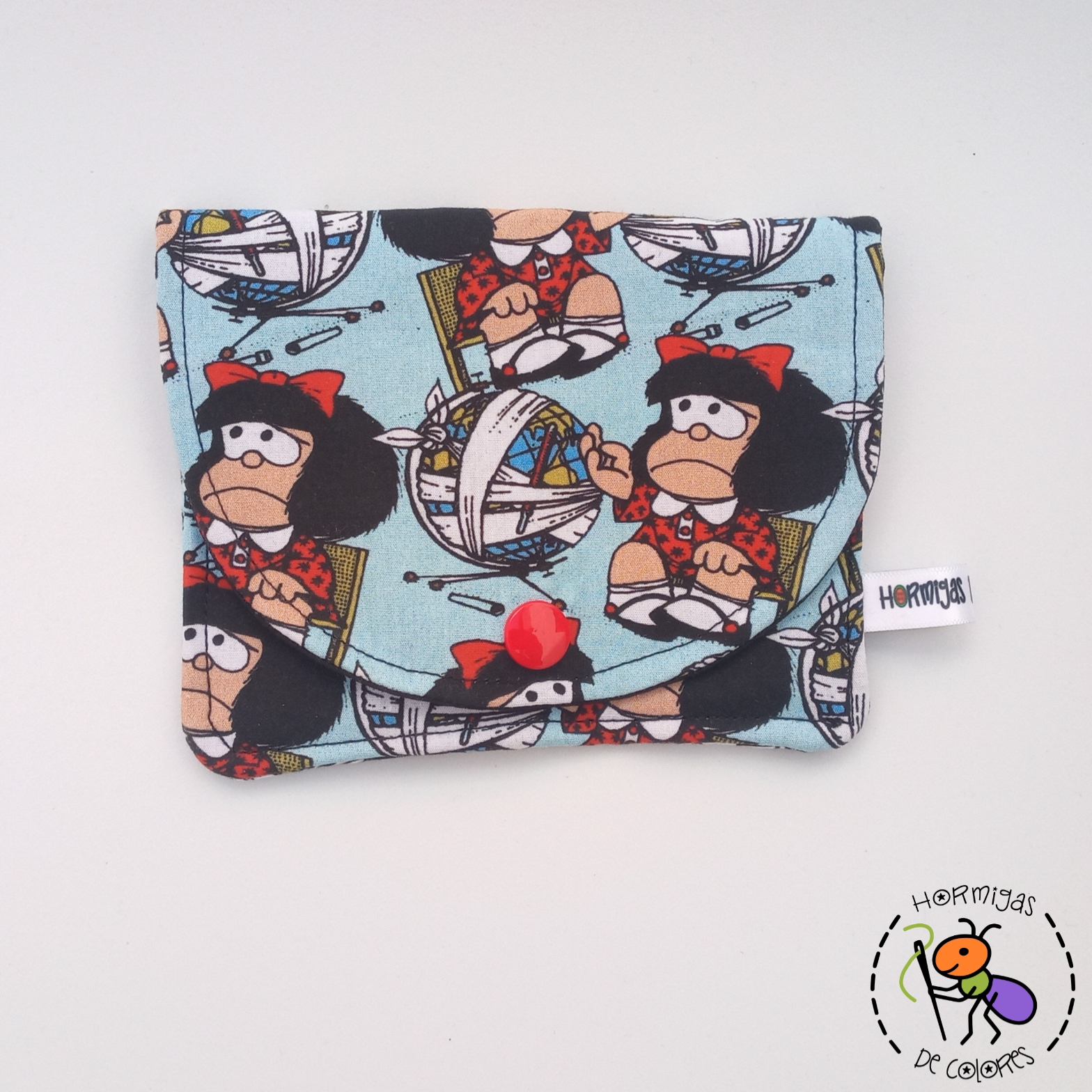 Monedero-billetera Mafalda negro - Imagen 2