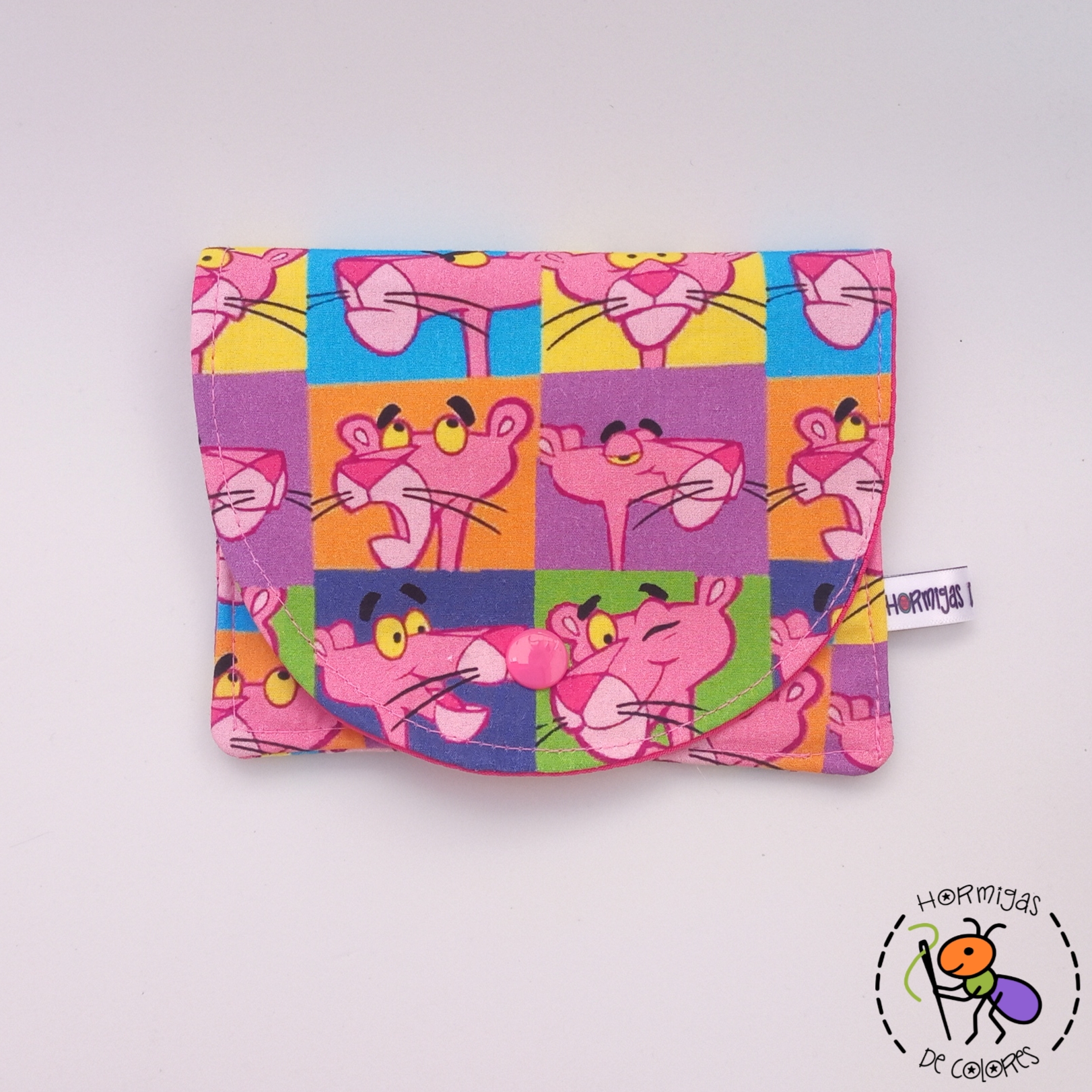 Monedero-billetera Pantera rosa morado