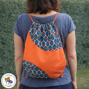 Mochila de cuerdas Naranja