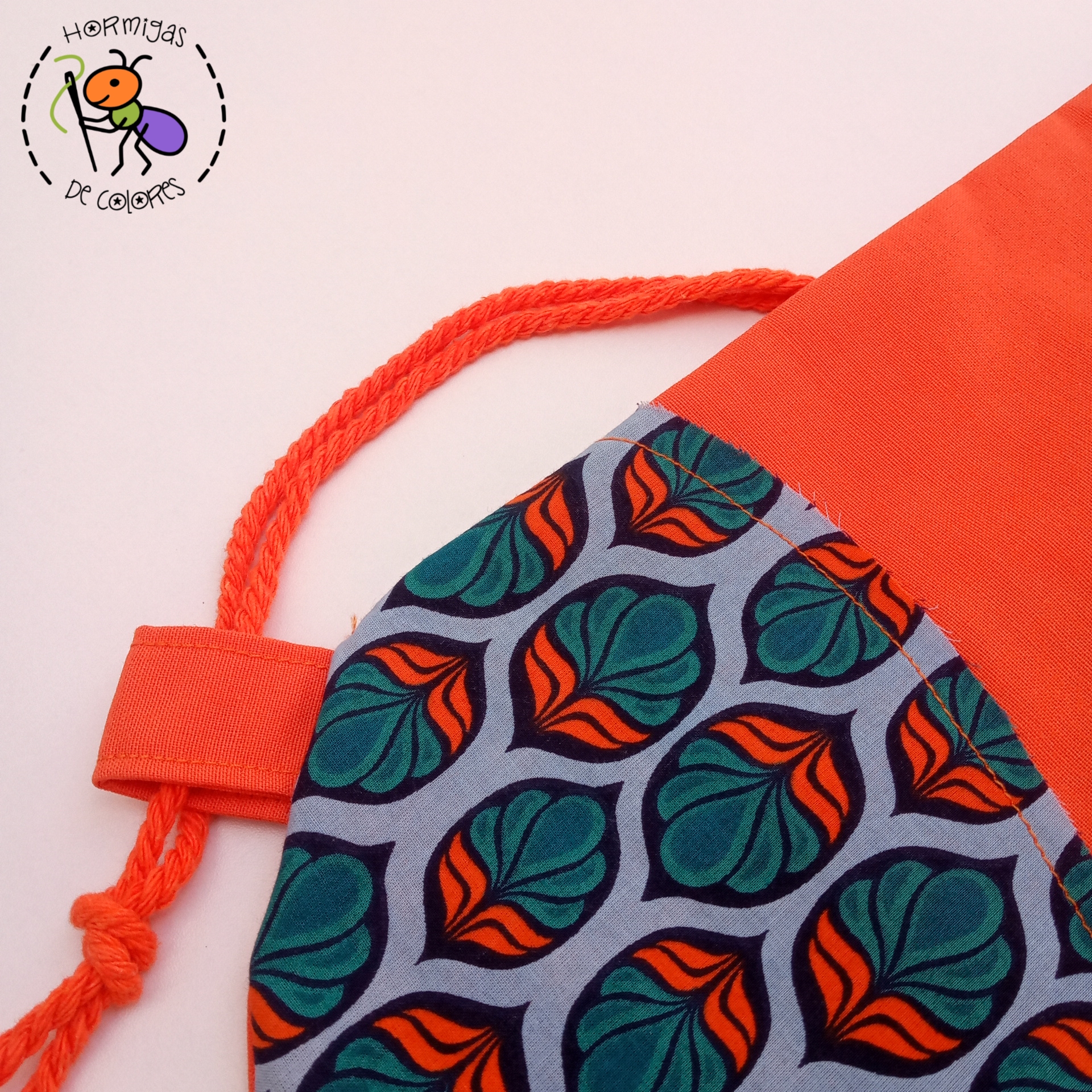 Mochila de cuerdas Naranja - Imagen 2