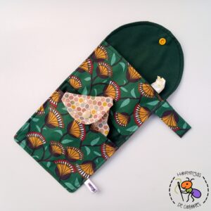 Neceser flores verde