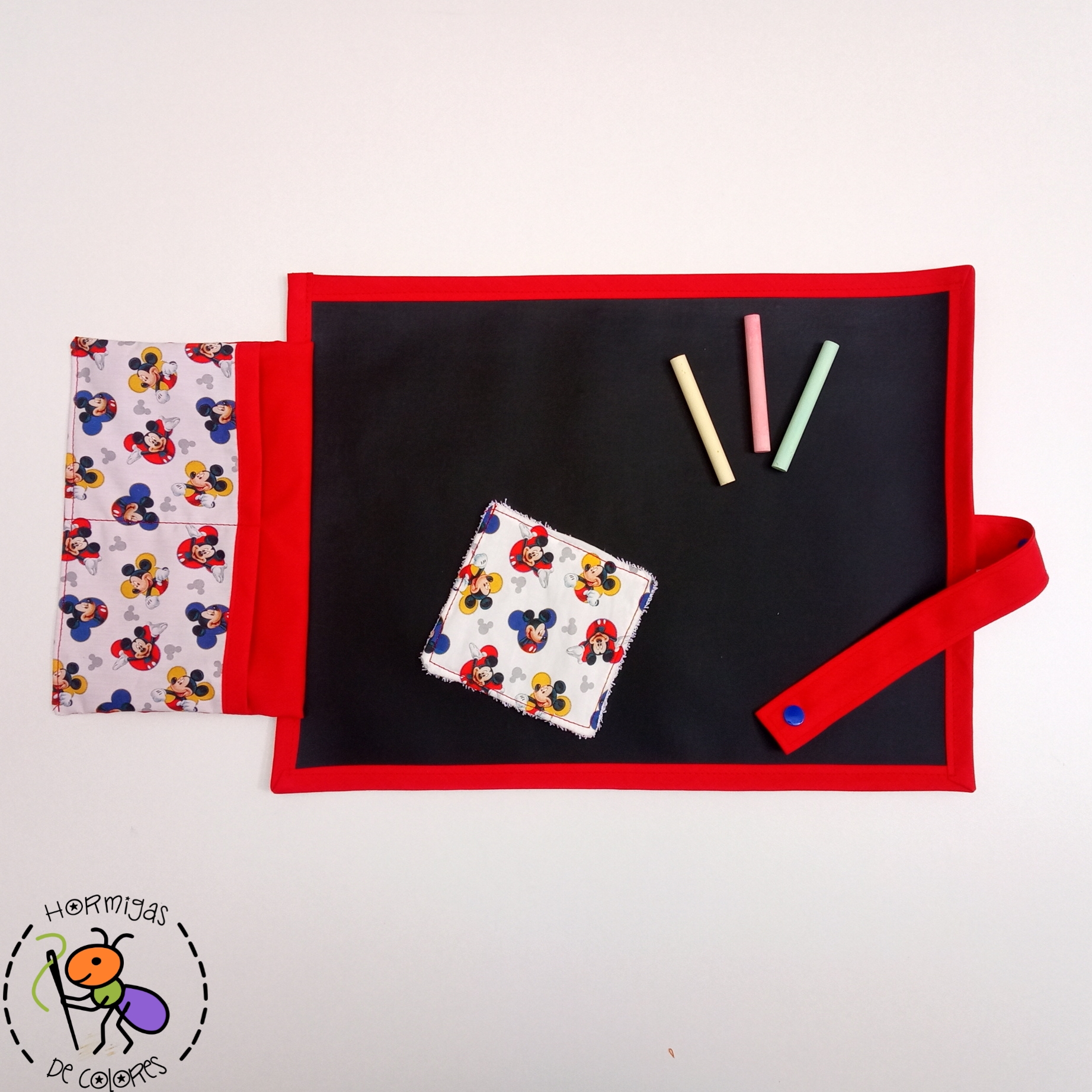 Pizarra enrollable Mickey 30x40 cm