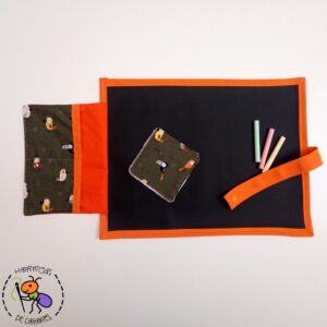 Pizarra enrollable  30x40 cm pajarillos